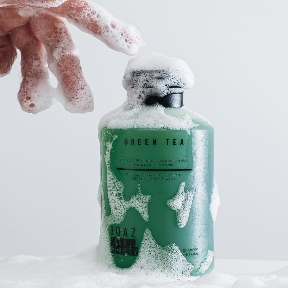 SHAMPOO GREEN TEA - 280ml - Boaz True Beauty