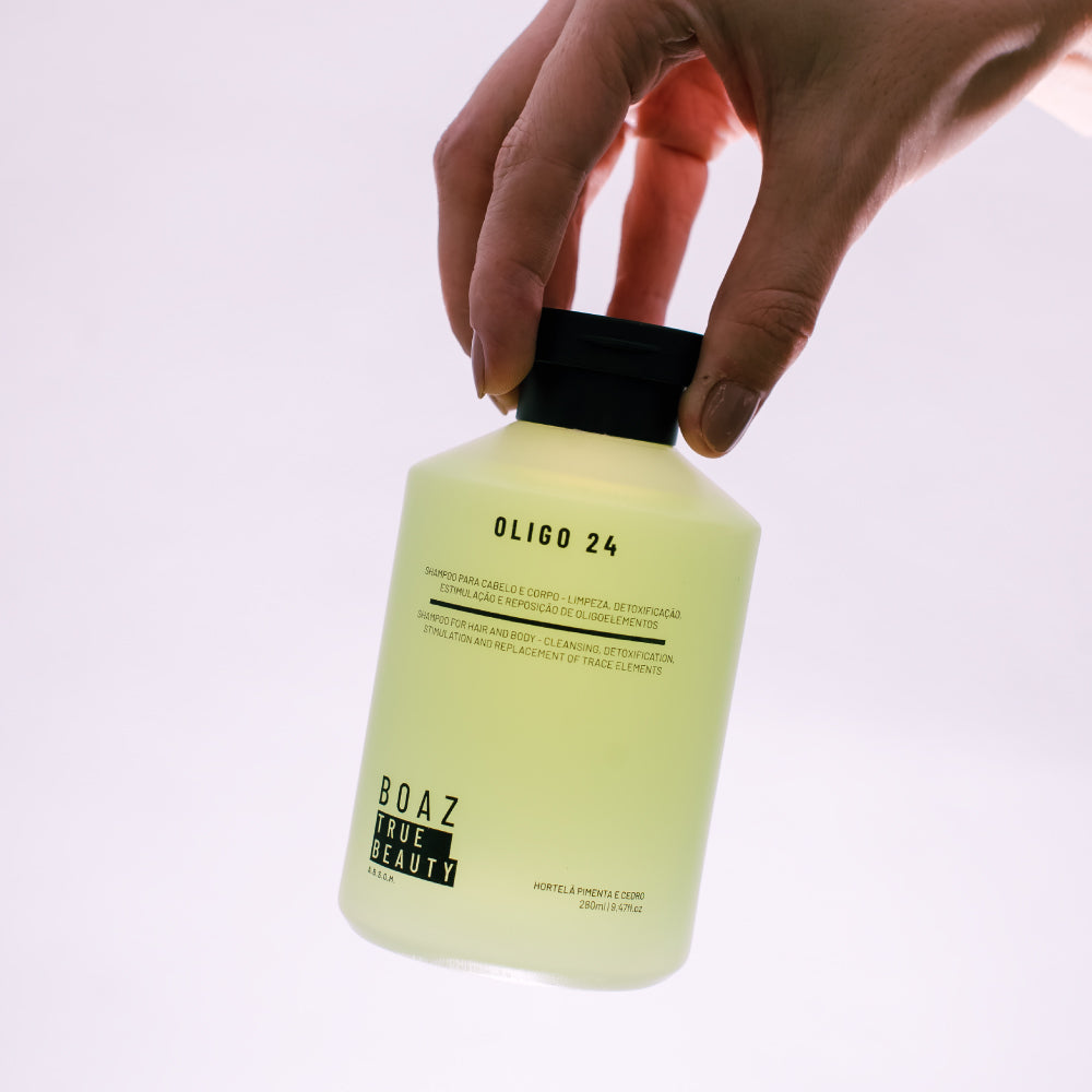 SHAMPOO OLIGO 24 - HORTELÃ PIMENTA E CEDRO - 280ml