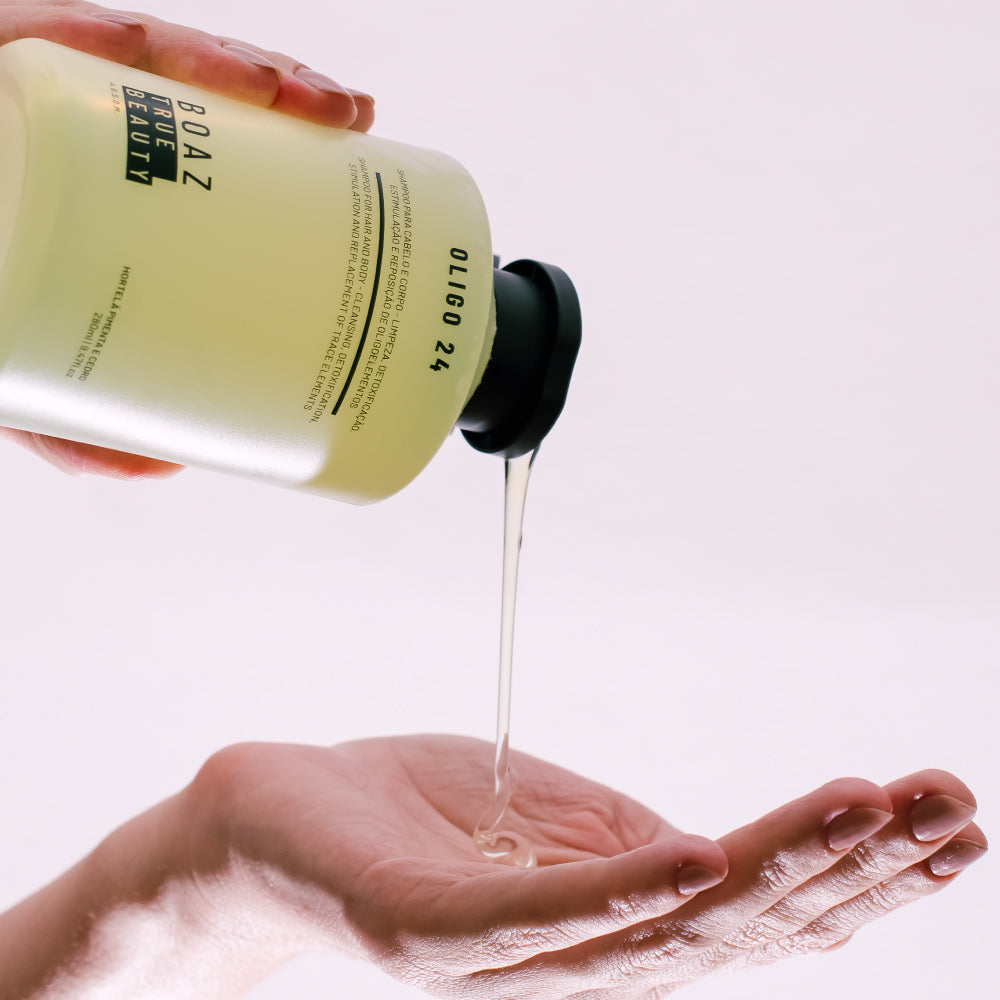 SHAMPOO OLIGO 24 - HORTELÃ PIMENTA E CEDRO - 280ml