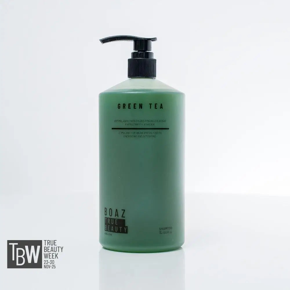 SHAMPOO GREEN TEA - 1L - Boaz True Beauty