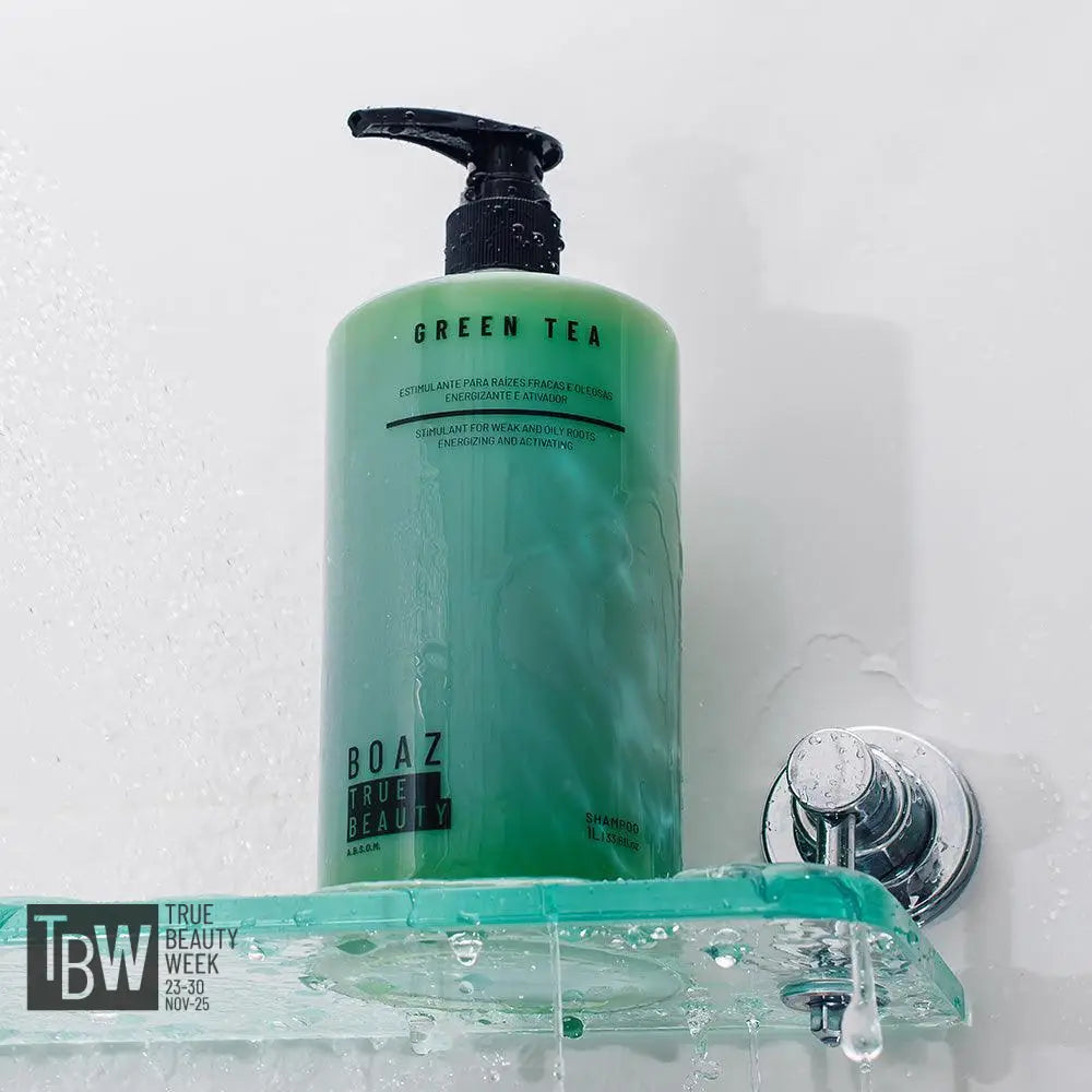 SHAMPOO GREEN TEA - 1L - Boaz True Beauty