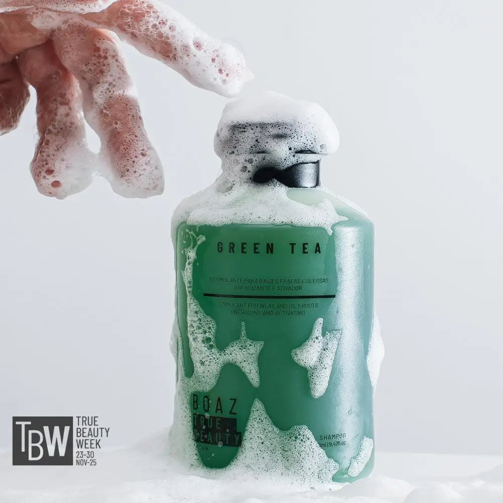 SHAMPOO GREEN TEA - 280ml - Boaz True Beauty
